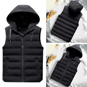Bulle bouffante gilet veste sport doudounes hiver softshell gilet hommes extérieur Gilet corps plus chaud sans manches Gilet vers le bas - Product Image 2