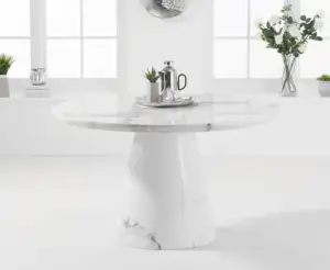Runder bis ovaler Tisch Kunden spezifische nordische Möbel Pedistal Tisch Marmorsäulen Basis moderner Wurzel Esstisch