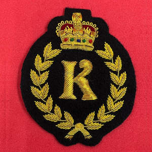 OEM Custom Designed Handmade Embroidered Beads Sew-On 3D Bullion Patch <b>Badge</b> for Jackets & Hats by SBW - Product Image 2