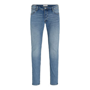 Jeans en denim grande taille en gros, pantalons décontractés pour femmes, logo personnalisé pour hommes, nouveau design, haute qualité, coupe ajustée, jambe large personnalisée, OEM - Product Image 1