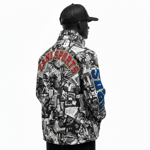 Veste Softshell Premium 300GSM Impression Graphique Noir Blanc Rouge Bleu Panneaux Logo Personnalisé Broderie Patch Veste Softshell pour Homme - Product Image 4