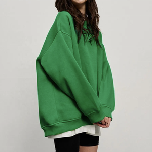 Sudadera con Capucha Extra Grande de Forro Polar para Mujer, Sudadera Informal Holgada, de Secado Rápido, Transpirable, para Otoño/Primavera e Invierno - Product Image 6