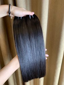 Precio al por mayor directo de fábrica en pelucas de pelo crudo vietnamita de alta calidad cabello de trama recta de hueso - Product Image 2