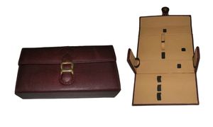 Estuche de almacenamiento duradero de cepillos y kits de cosméticos de cuero genuino con bolsa de cosméticos con logotipo personalizado - Product Image 2