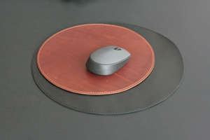 Tapis de souris en cuir véritable, surface mate, tapis de bureau, tapis de souris en cuir de vachette de luxe pour les laboratoires minimalistes LMP-0089 - Product Image 6