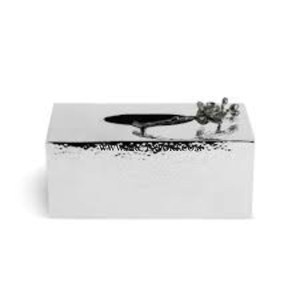 Soporte de almacenamiento de tejido decorativo de mesa de calidad Superior Metal Acero inoxidable Plata Ware Classic New Fancy Tissue Dispenser - Product Image 4