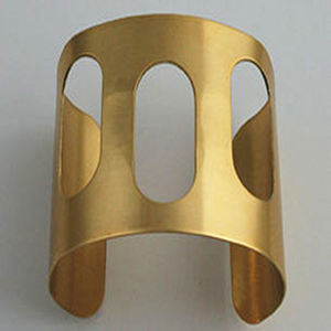 1940 California Green Floral New Year Brown Antiqued <b>Greek</b> Matt Shiny Gold Bracelet Floral Indian Brass Boho Chic <b>Jewelry</b> - Product Image 1