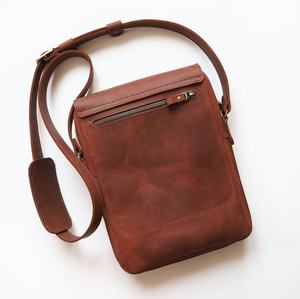 Leather Bag Crossbody Men's Crossbody Shoulder 10.5 Satchel Personalized <b>Gift</b> <b>for</b> <b>Her</b> LCS-0043 - Product Image 4