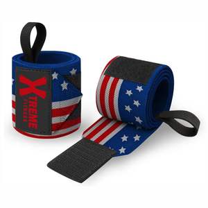 <b>Gym</b> Weightlifting Neoprene 18" 12" <b>Wrist</b> <b>Wraps</b> Thumb Loop Breathable Adjustable Professional Protection Heavy Duty Workout - Product Image 1