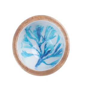 Bol à salade rond sculpté à la main respectueux de l'environnement Bols à décalcomanies en bois Nouvelle arrivée disponible à des prix de gros et abordables - Product Image 3