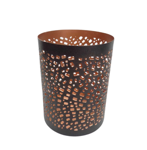 Conception fantaisie métal fer support votif couleur couleur luxe Design bougie pot pour salon et décoration de table à la main - Product Image 6