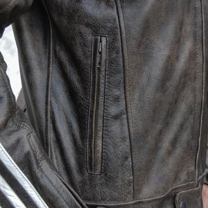 Chaqueta de Motociclista de Cuero para Hombre |   Chaqueta de Montar a Caballo Resistente al Viento, Talla Grande, Aprobada por la CE, para Todas las Estaciones - Product Image 5