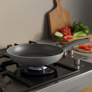 Poêle à frire en aluminium antiadhésive VELVET gris 32 cm compatible TV 62104322910001 - Product Image 3