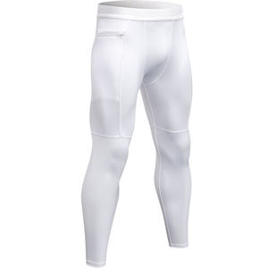 Pantalons de yoga pour hommes respirants et imprimés en gros, collants de compression et leggings de course, service OEM, vêtements de fitness à séchage rapide - Product Image 2