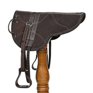 Sous-selle de dressage anglais personnalisable de haute qualité en polycoton, cuir, polaire et rembourrage en polyester pour cheval - Product Image 5