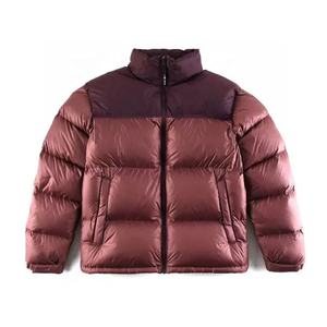 Vente en gros de haute qualité hommes femmes décontracté Streetwear doudoune hiver chaud rembourré manteau col montant fermeture éclair avant - Product Image 2