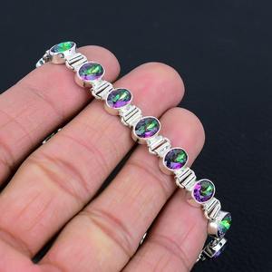 Pulsera de tenis de Plata de Ley 925 para mujer Estilo bohemio Regalo hecho a mano de moda - Product Image 3