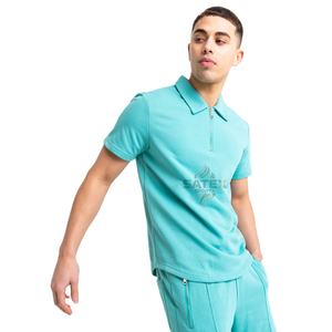 Ensemble décontracté deux pièces personnalisé pour homme, en coton uni, t-shirt et short, idéal pour l'entraînement estival – Vente en gros OEM - Product Image 5