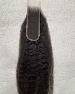 Extensiones de trama de máquina de cierre de doble dibujado de pelo de templo del sur de la India Natural 100% al por mayor - Product Image 1