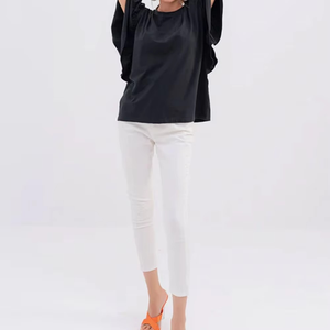 Camisetas Oversize Cuadradas para Mujer 2025, Impresión Digital Personalizada, Teñido Liso, Patrón Sólido, Transpirables, Jersey de 140 Gramos - Product Image 4