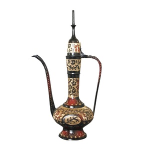 Traditional Brass Aftaba Arabian Brass <b>Coffee</b> <b>Pot</b> Best Quality Middle Eastern Tea <b>Pot</b> Gold Plated Tabletop Aftaba - Product Image 2