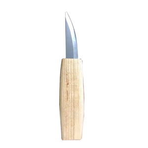 Couteaux à sculpter le bois en acier inoxydable de qualité industrielle, manche en bois, OEM, gris, garantie 1 an, logo personnalisé - Product Image 6