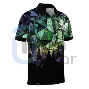 T-shirt polo à manches courtes personnalisé de haute qualité pour hommes Design tricoté confortable avec logo personnalisé pour hommes et femmes - Product Image 2