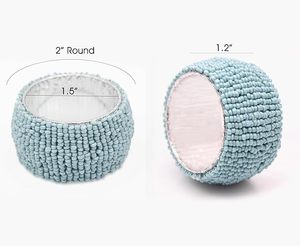 Glass Handmade <b>Napkin</b> Ring for Dinning Table <b>Easter</b> Spring Summer Pastel <b>Napkin</b> Ring Brunch Party Gift - Product Image 4