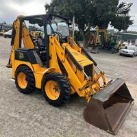 JCB 1CX Wheel Loader Bekas 3 Ton 0.3m Bucket Merek Asli Inggris Jam Operasi Rendah Bersertifikat CE Backhoe Loader Motor 37kW 500 Jam