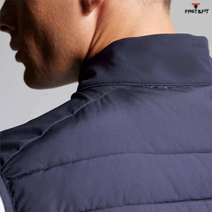 Venta caliente de la moda de invierno transpirable Puffer chaleco chaqueta para los hombres con logotipo personalizado y personalizado - Product Image 5