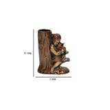 Figurine porte-stylo cupidon en laiton de créateur 4.5 pouces artisanat poli avec gravure impression 680gm porte-stylo décoratif - Product Image 4