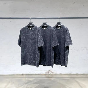 Camiseta de Hombre con Logotipo Personalizado OEM, Corte Holgado, 100% Algodón, Hombros Caídos, Estilo Deportivo Urbano, Calidad Premium - Product Image 6