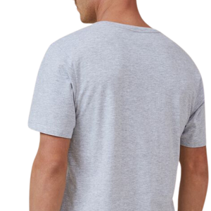 Camiseta de Hombre de Algodón 100% Personalizada de Alta Calidad, con Estampado en Relieve y Colores Sólidos, Estilo Casual con Diseño en Blanco y en Stock - Product Image 5