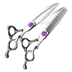 กรรไกรตัดผมและซอยผมสแตนเลสคุณภาพสูงสำหรับช่างทำผมมืออาชีพ - Product Image 2