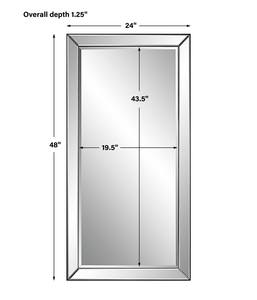 Espejo de pared rectangular de metal de alta calidad, creativo, hotel, apartamento, sala de estar, dormitorio, pasillo, decoración de pared, espejo de tocador - Product Image 3