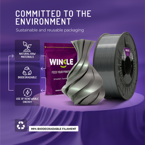 Filamento WINKLE Silk PLA 1.75mm 1kg per Stampante 3D, Alta Precisione, Liscio, Materiale Biodegradabile, Facile da Stampare, Vendita all'Ingrosso FDM - Product Image 5