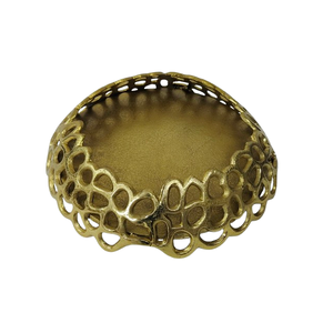 Bougeoir adapté à tous les styles de maison, ensembles de bougeoirs modernes en aluminium couleur or pour la décoration de la maison et du salon - Product Image 5