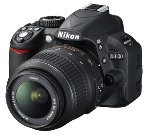 กล้องดิจิตอล SLR 18-55มม. ชุดเลนส์ VR D3100สีดำใหม่อุตสาหกรรมใหม่ - Product Image 1