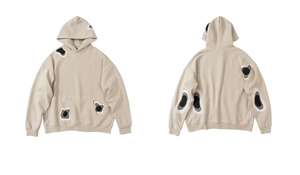 Marque privée Sweat à capuche pour homme 100% coton brodé XL Hiver Article très vendu Bas quantité minimale de commande Fabriqué au Pakistan - Product Image 2