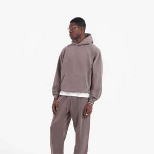 IOTA SPORTS, jersey de alta calidad, sudaderas con capucha de lana, logotipo personalizado, ropa de calle serigrafiada, sudaderas con capucha y sudaderas de lana para hombre Boxy Fit - Product Image 3