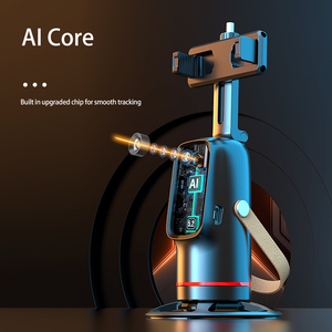 Supporto per cellulare intelligente Auto tracciamento del viso 360 rotazione universale porta fotocamera gestuale per lo Streaming Live per tutte le celle - Product Image 4
