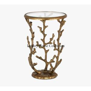 โต๊ะกาแฟดีไซน์โลหะและไม้แบบเรียบง่ายคลาสสิกมาใหม่ล่าสุด - Product Image 2