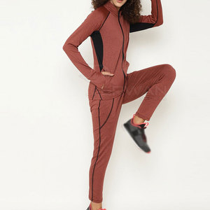 Ropa deportiva de alta calidad de algodón de moda para mujer, chándales, ropa deportiva para correr, chándales para mujer - Product Image 5