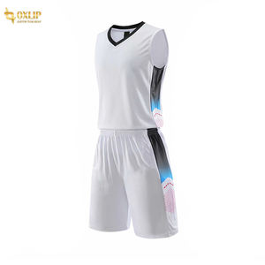 Uniforme de basket-ball unisexe élégant, short léger en tissu doux et confortable en polyester, dernier modèle, couleurs différentes, grande taille - Product Image 5