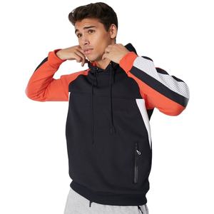 Chandails à capuche avec logo pour hommes en relief avec poche kangourou et motif hip hop personnalisé de haute qualité sweat à capuche pour hommes OEM - Product Image 6