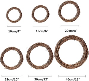 Tự Làm Vòng Hoa Làm Nguồn Cung Cấp <span class=keywords><strong>Grapevine</strong></span> Vòng Hoa Hình Thức Tự Nhiên Mây Nho Nho Vòng Hoa Trang Trí Tự Làm Vòng Hoa - Product Image 3