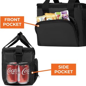 <span class=keywords><strong>Bolsa</strong></span> Térmica, <span class=keywords><strong>Bolsa</strong></span> <span class=keywords><strong>de</strong></span> Almuerzo Plegable Aislada para Hombres, <span class=keywords><strong>Trabajo</strong></span>, Campamento, Playa, Viajes, <span class=keywords><strong>Bolsa</strong></span> <span class=keywords><strong>de</strong></span> Comestibles Portátil <span class=keywords><strong>de</strong></span> Lado Suave para Alimentos Calientes y Fríos - Product Image 5