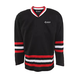 Jerseys de hockey lacrosse Jersey hecho a medida con cordones jerseys de práctica de hockey sobre hielo al por mayor - Product Image 3