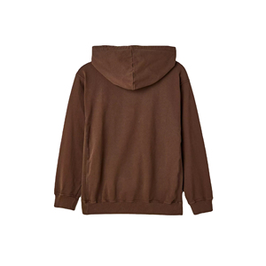 OEM personalizado 100% algodón térmico pulóver Unisex peso pesado 330g Invierno Polar sudaderas con capucha bordado liso teñido para hombres - Product Image 4