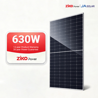 Panneau solaire monocristallin JA Solar 635W JAM66S45 635 LR N Type à demi-cellules, module PV certifié IEC61215